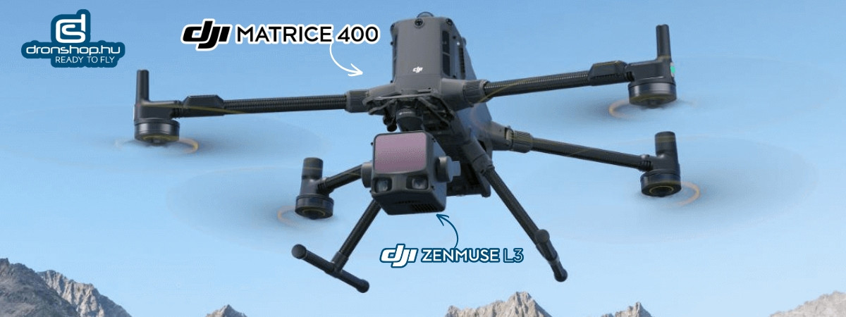 DJI Zenmuse L3 – LiDAR felméréshez (Matrice 400)