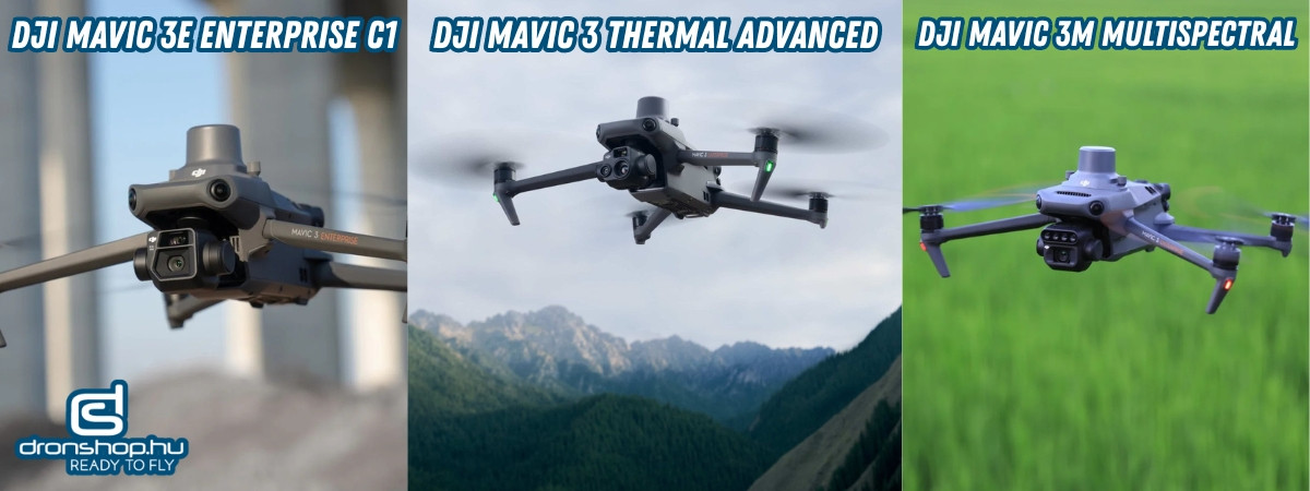 DJI Mavic 3 Enterprise / Thermal / Multispectral – ipari felmérésekhez