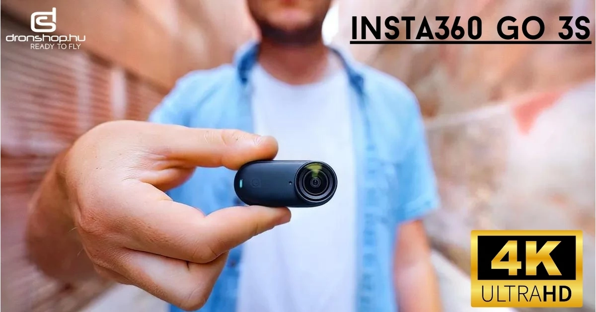 Insta360 GO 3S: Első személyű POV felvételek, 4K-ban