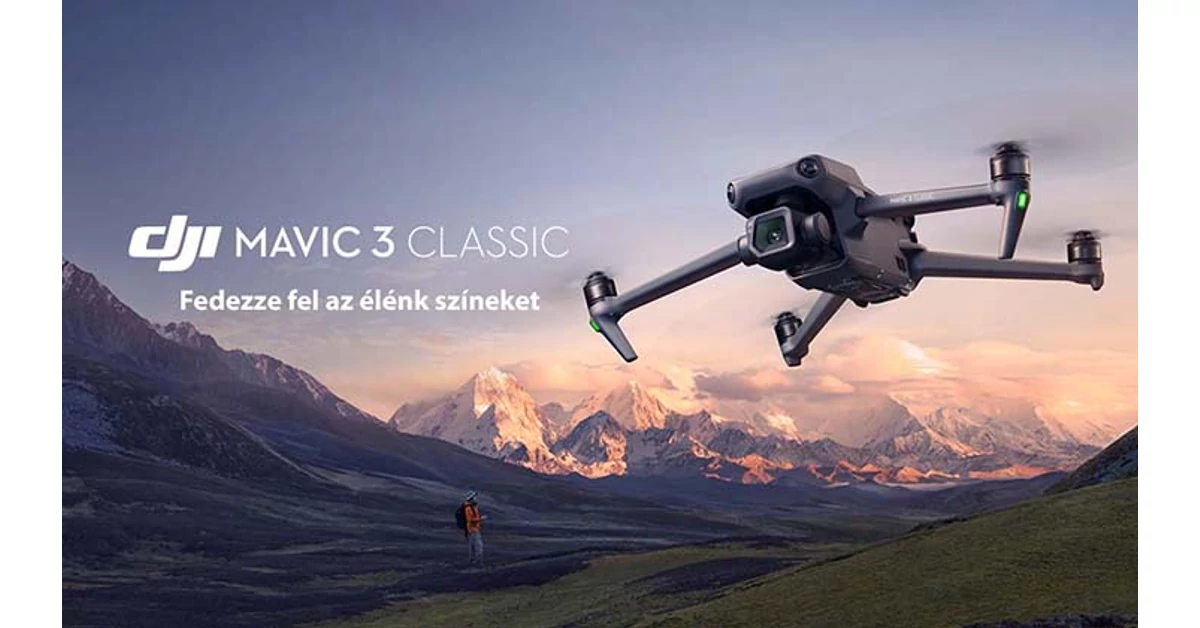 Megjelent a DJI legújabb drónja a Mavic 3 Classic 
