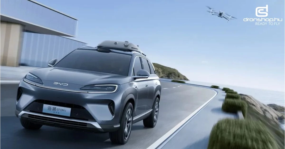 A DJI drónok már BYD autókból is felszállhatnak - szó szerint!