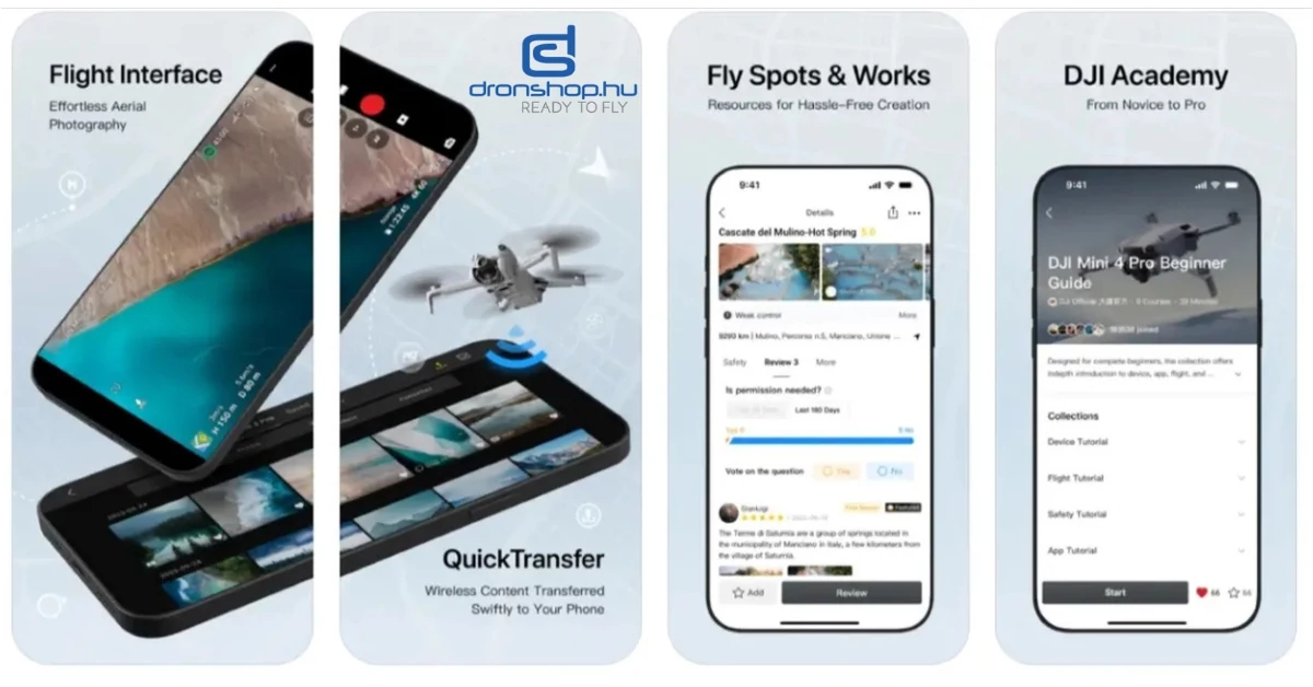 A DJI Fly applikáció egy újabb frissítéssel büszkélkedhet
