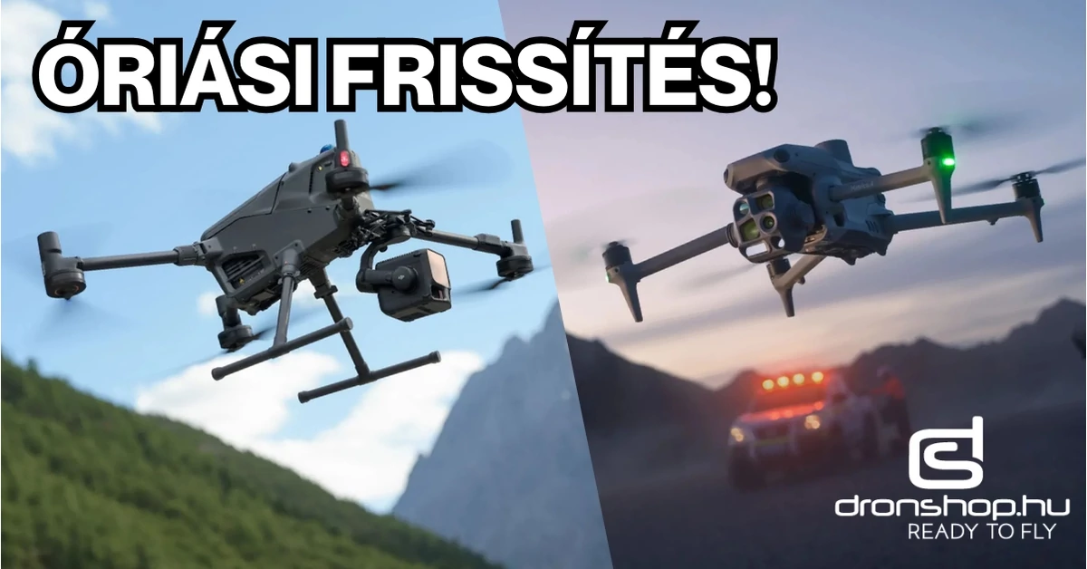 A DJI óriási firmware-frissítést vezet be az ipari drónok terén