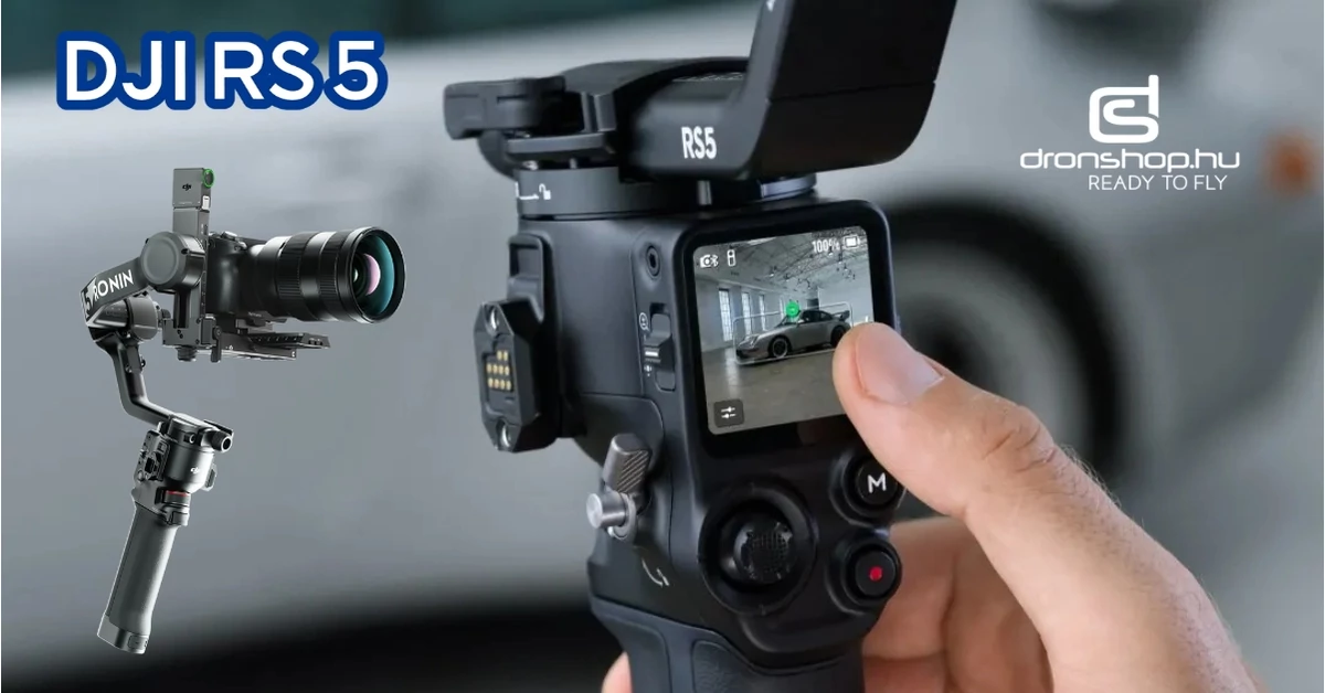 A DJI RS 5 minden eddiginél könnyebbé teszi a profi kameramozgásokat