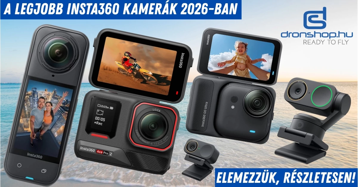 A legjobb Insta360 kamerák 2026-ban