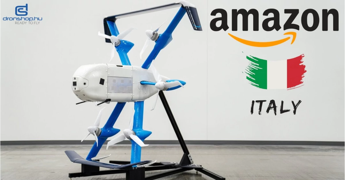 Az Amazon sikeresen tesztelte a csomagszállító drónokat Olaszországban
