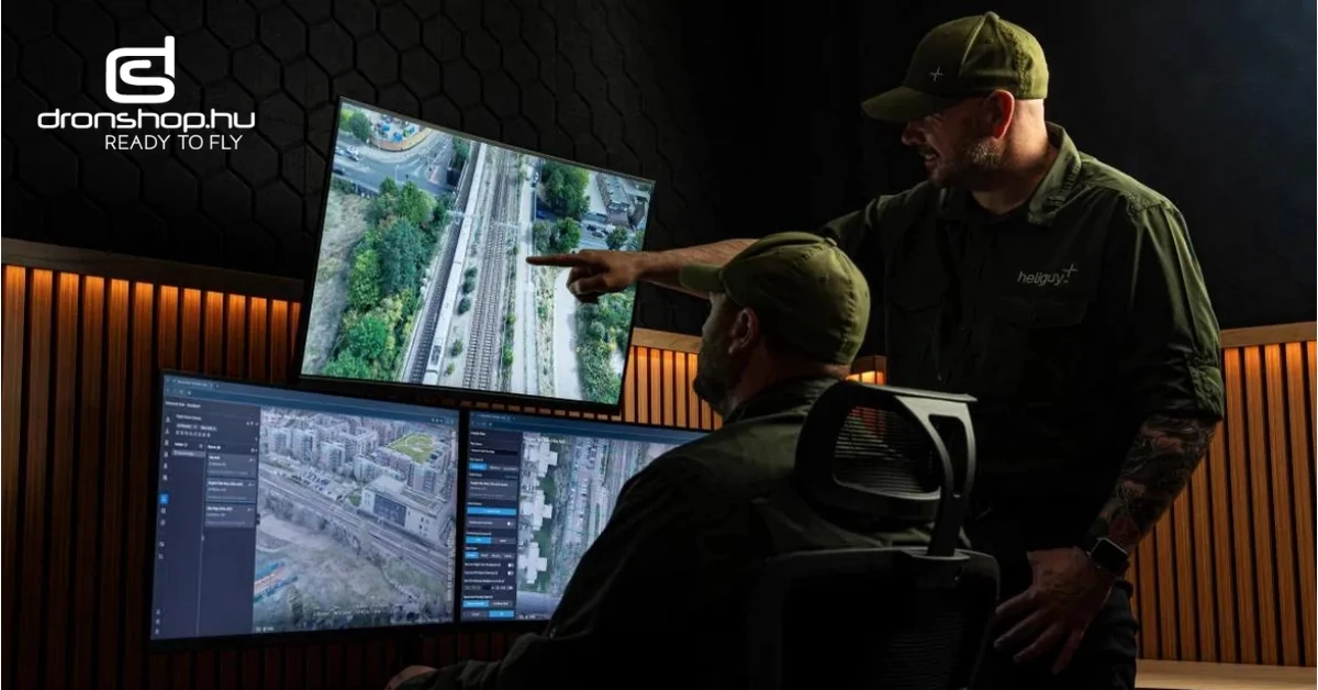 Automatizált DJI drónok figyelik az Egyesült Királyság vasútjait