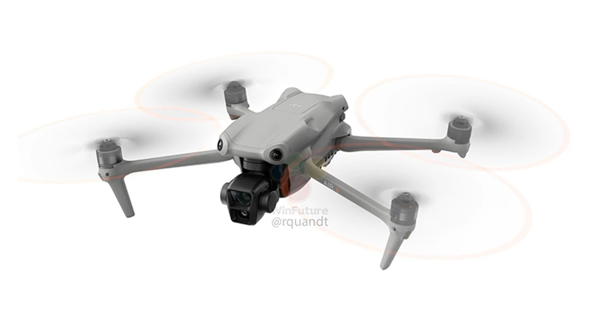 A DJI új drónja az új pletykák és fotók szerint duplakamerás kamerarendszerrel érkezik