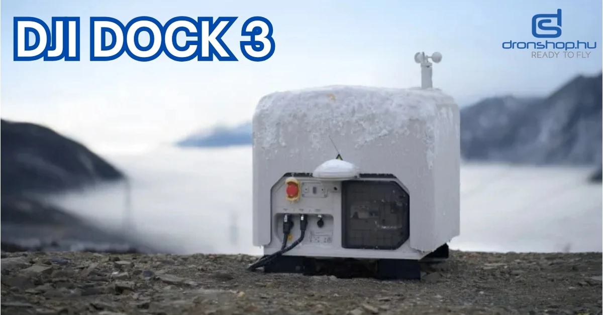 DJI Dock 3 biztonságos használata zord téli körülmények között