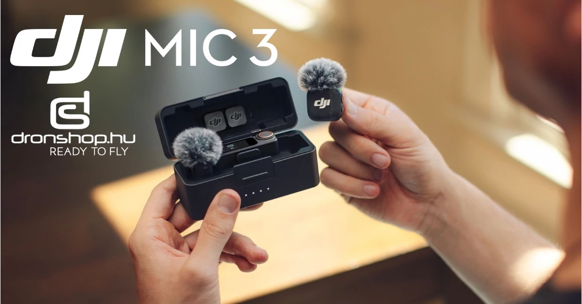 DJI Mic 3 - A legfejlettebb vezeték nélküli mikrofon