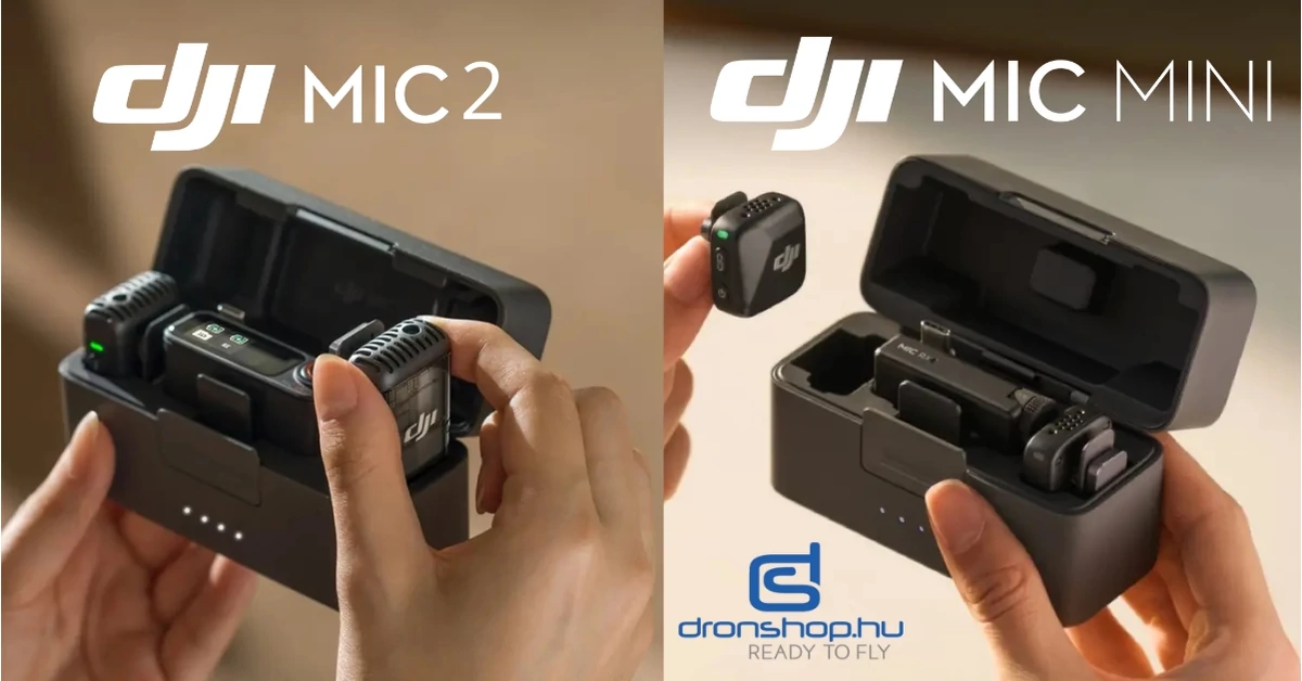 DJI Mic Mini vs Mic 2: Melyik a megfelelő számodra?