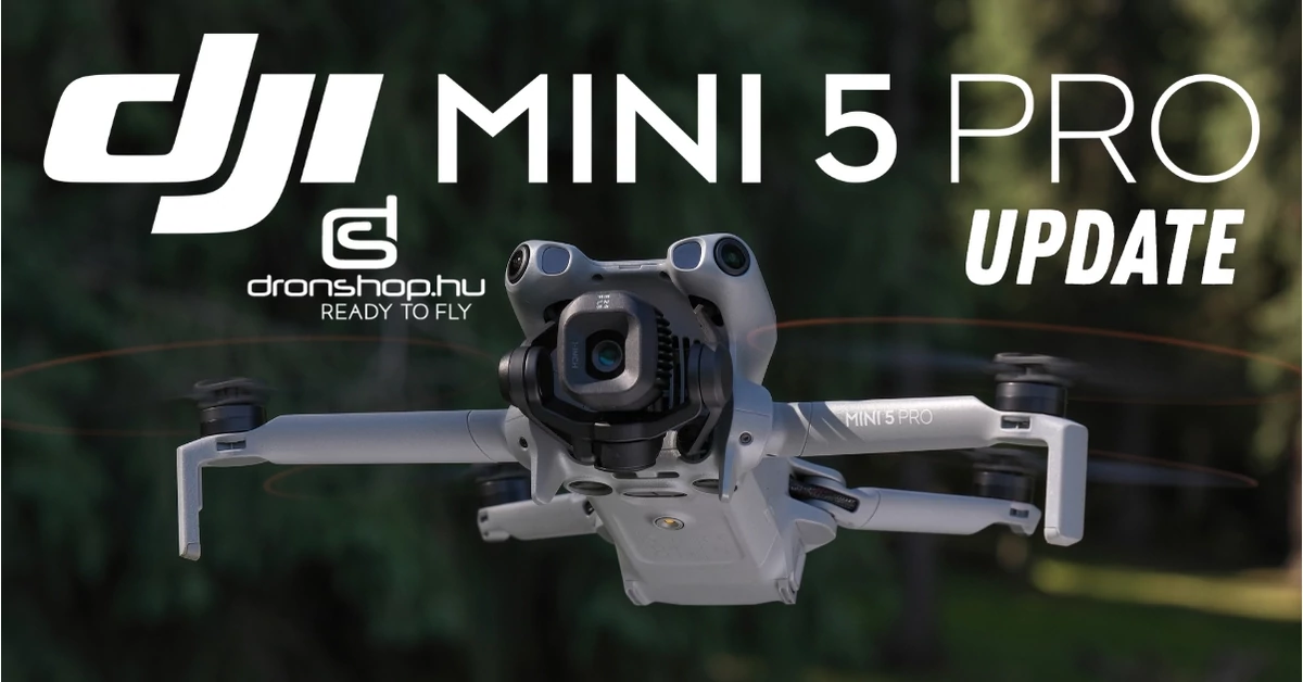DJI Mini 5 Pro - Megérkezett az első firmware frissítés
