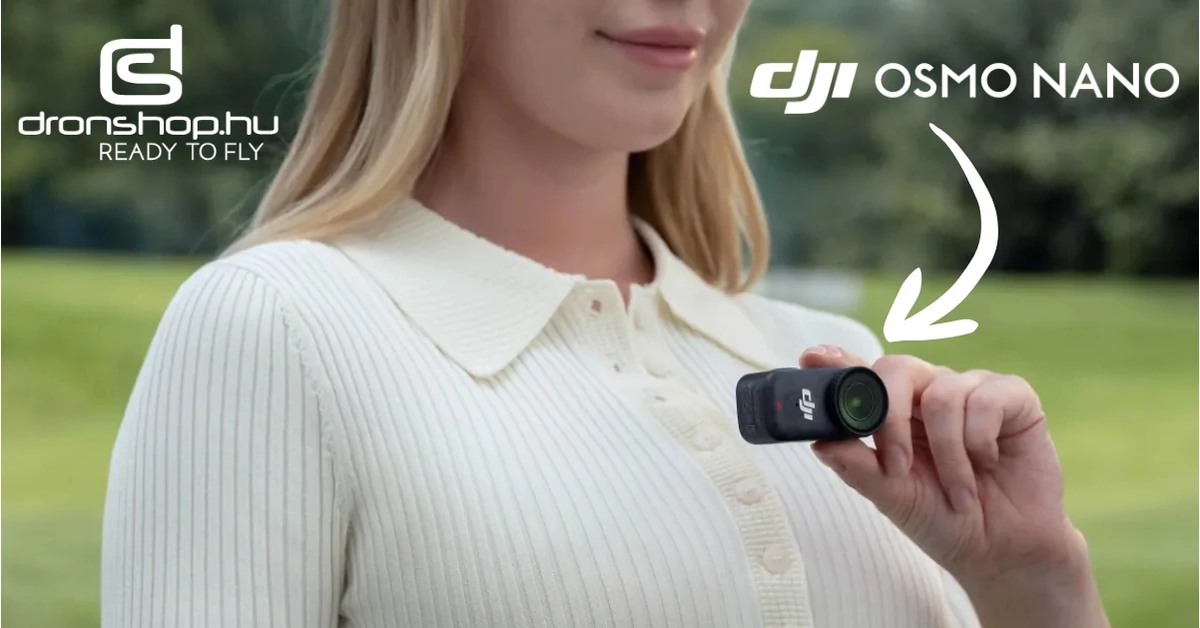 DJI Osmo Nano: A DJI legkisebb akciókamerája, profi képességekkel