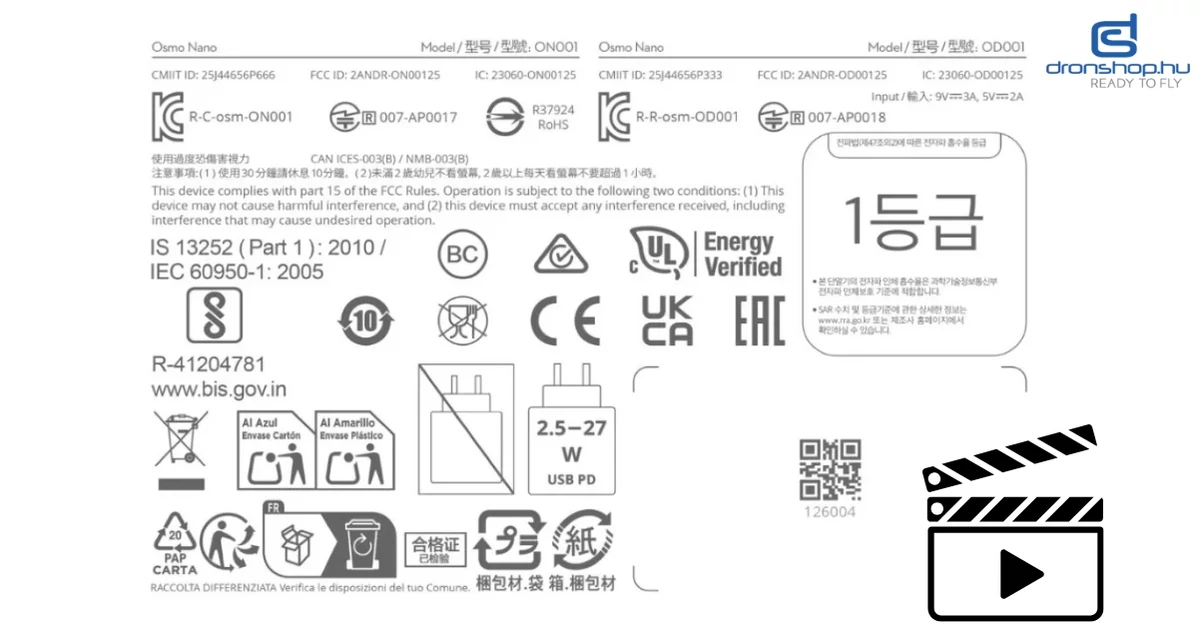DJI Osmo Nano: ultrakompakt kamera a láthatáron?