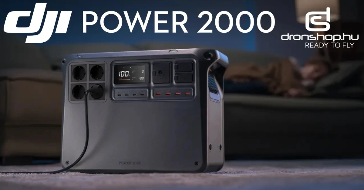 DJI Power 2000: nagy teljesítményű hordozható erőmű