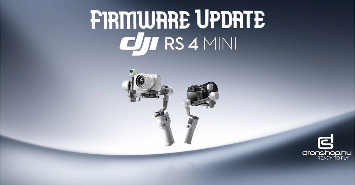 DJI RS 4 Mini firmware frissítés: Okosabb alvó mód, pontosabb követés
