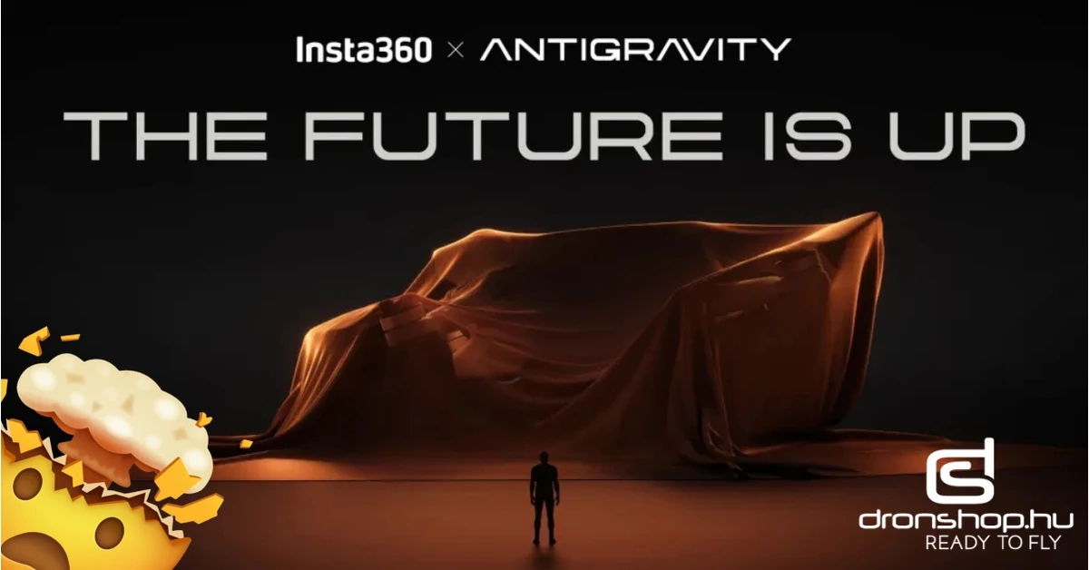 DJI trónjára tör az Insta360: itt az Antigravity drónmárka