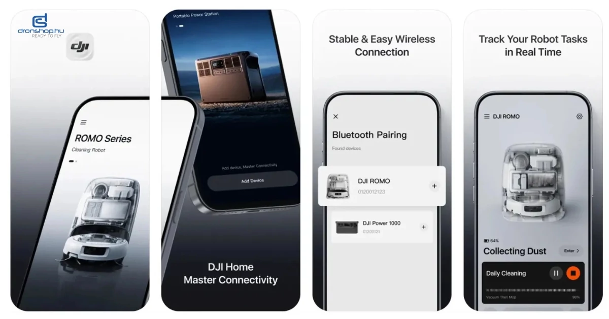 DJI új terepe: okos robotporszívóval hódít, itt a DJI Romo