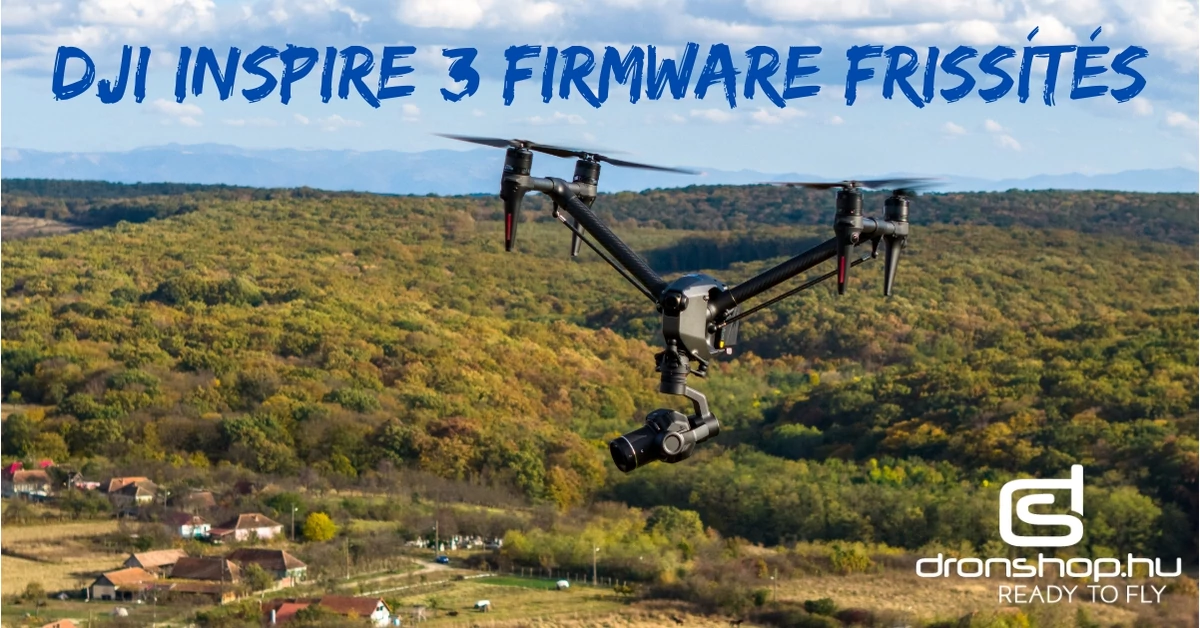A DJI jelentős firmware-frissítést adott ki az Inspire 3 drónhoz