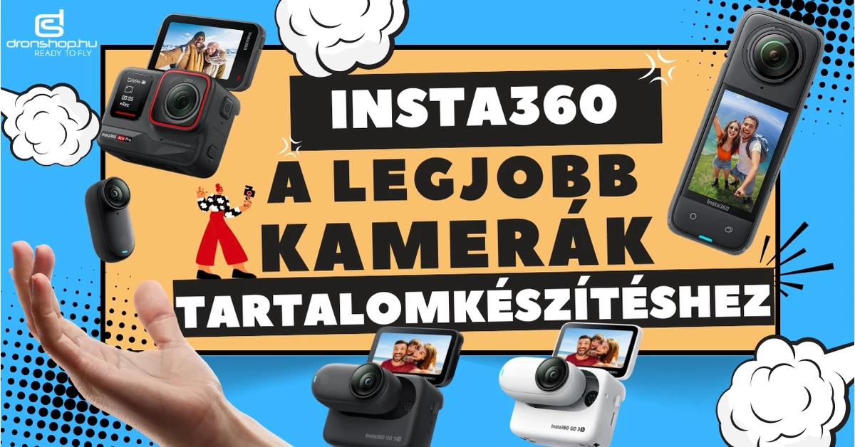 Insta360: A legjobb kamerák tartalomkészítéshez