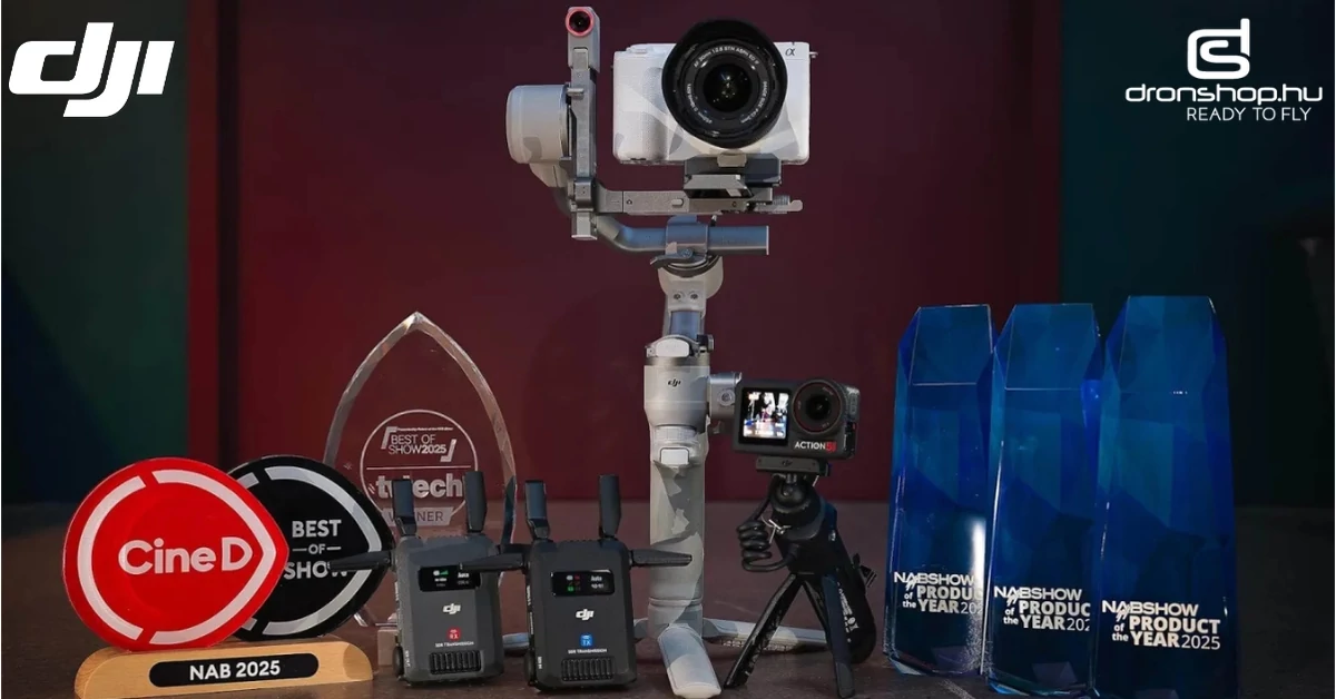 Ezek a DJI termékek nyerték el a NAB 2025 legnagyobb elismeréseit