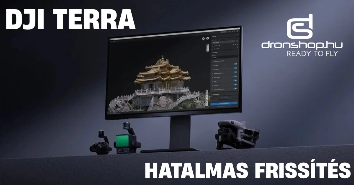 Gaussian Splatting varázslat: a DJI Terra eddigi legnagyobb ugrása