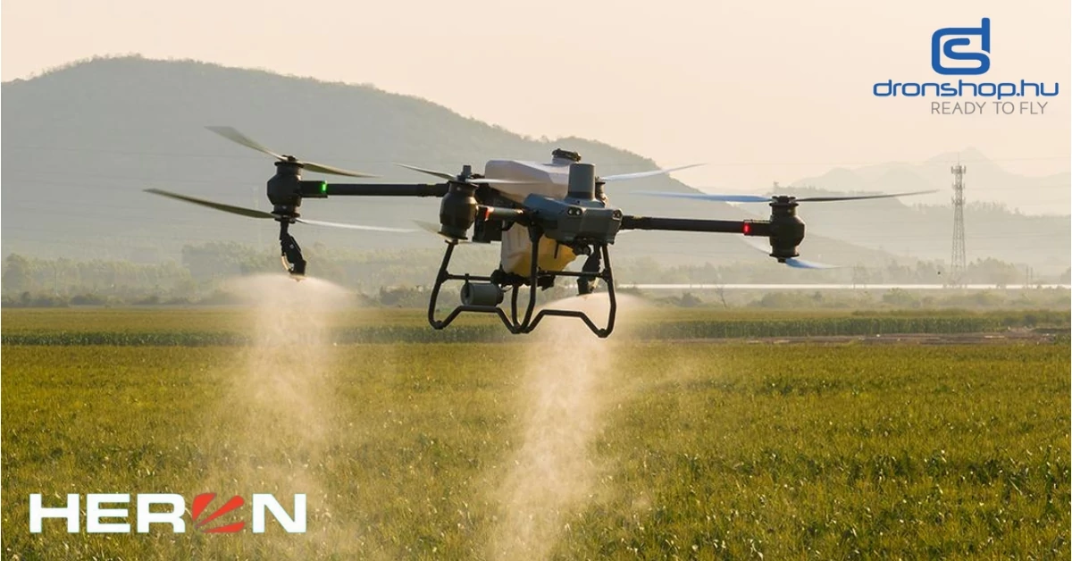 Heron áramfejlesztők tesztje DJI T50, T25 és T30 töltésére