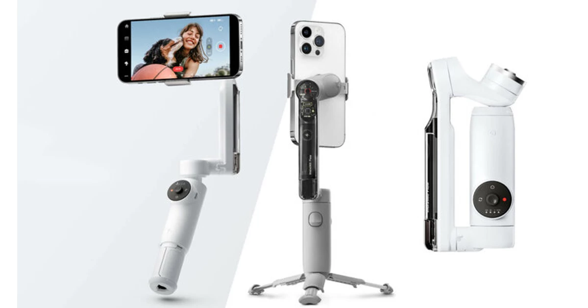 Insta360 Flow: Fejlett, mesterséges intelligenciával ellátott telefon stabilizátor a profi szintű okostelefonnal készített videókhoz