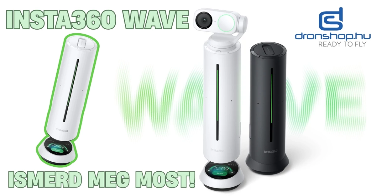 Insta360 Wave - AI hangszóró, ami új szintre emeli a meetingeket