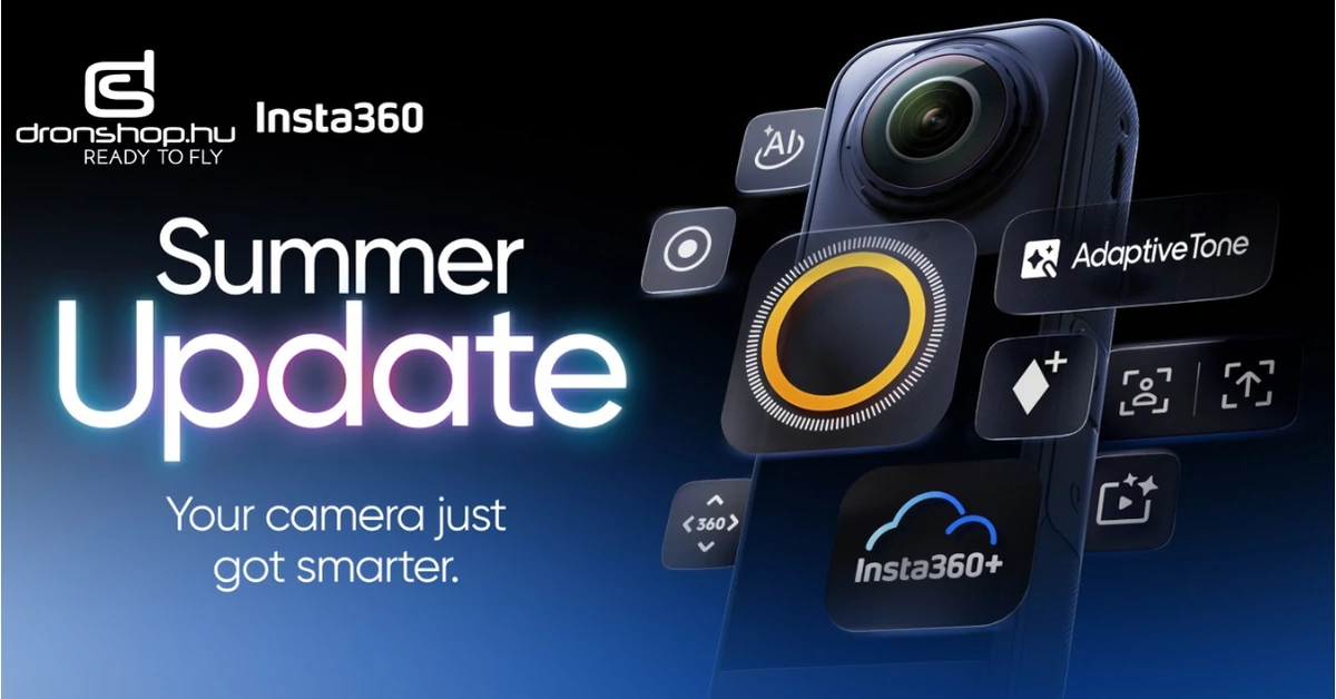 Insta360 X5: Izgalmas fejlesztések a nyári frissítésben