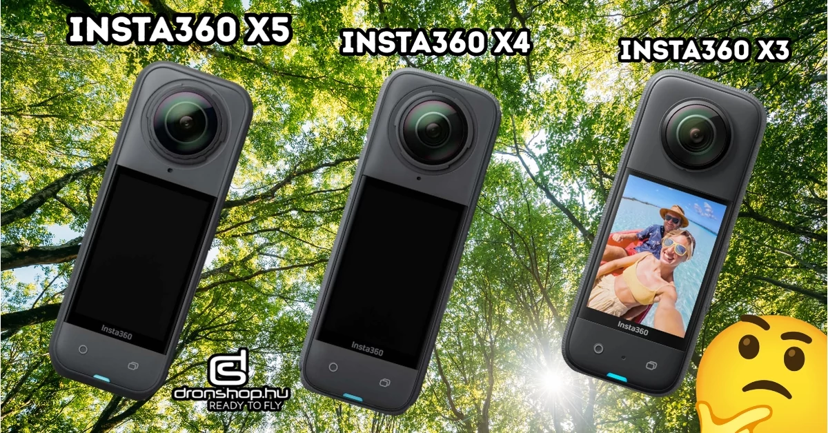 Insta360 X5, X4 vagy X3? Segítünk választani a 360 kamerák közül