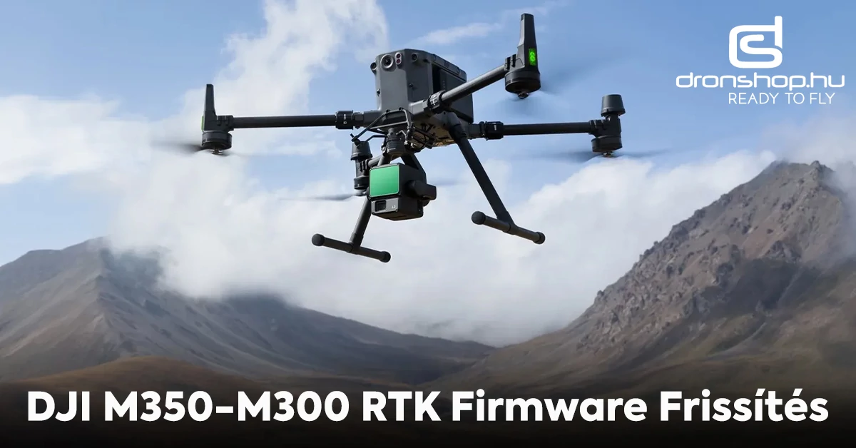 DJI M350-M300 RTK Firmware frissítés: DJI Zenmuse L2 kompatibilitás