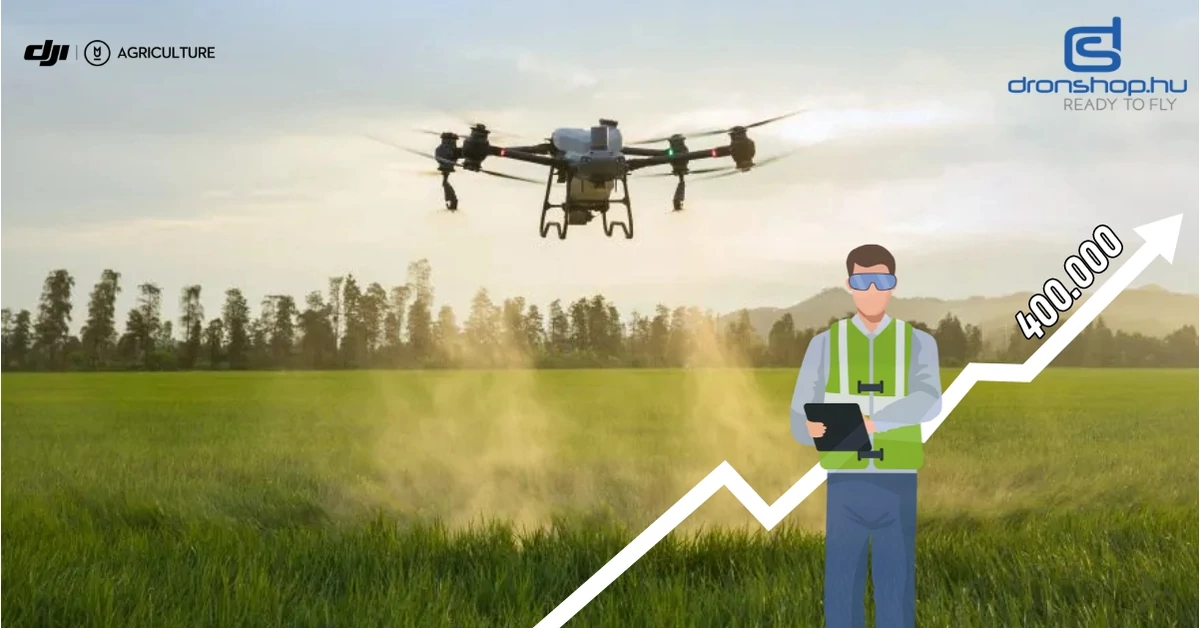 Közel 400.000 DJI mezőgazdasági drónt használnak világszerte