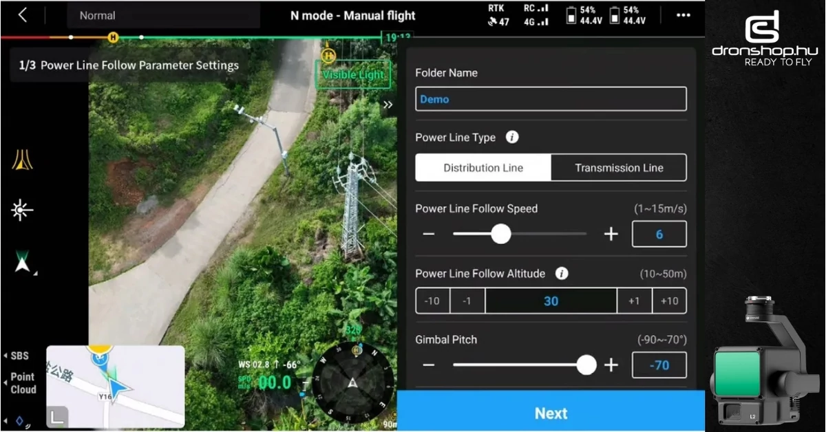 Zenmuse L2 frissítés: térképezés, távvezeték-ellenőrzések hatékonyan