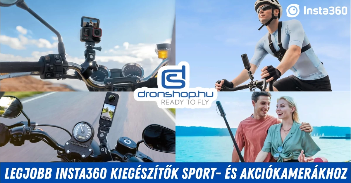 Legjobb Insta360 kiegészítők sport- és akciókamerákhoz