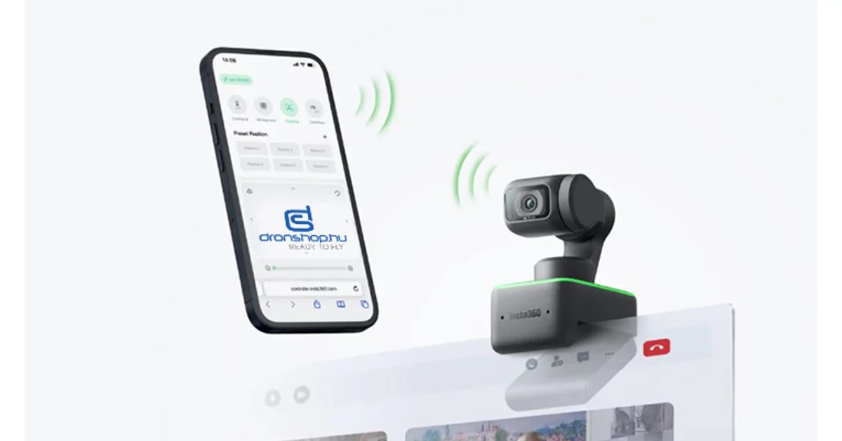 Új Insta360 Link frissítés: távirányítás mobilról, 4K függőleges felvételek, fordított rögzítés és még sok más
