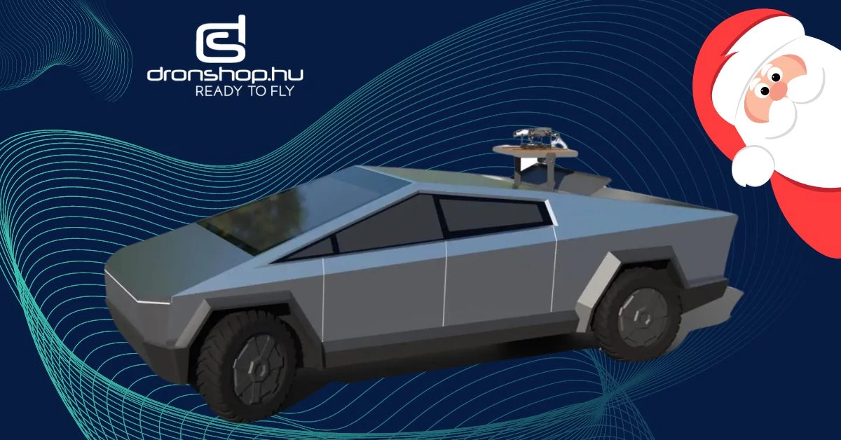A Heisha személyre szabott dróndokkoló állomást kínál a Tesla Cybertruck tulajok számára