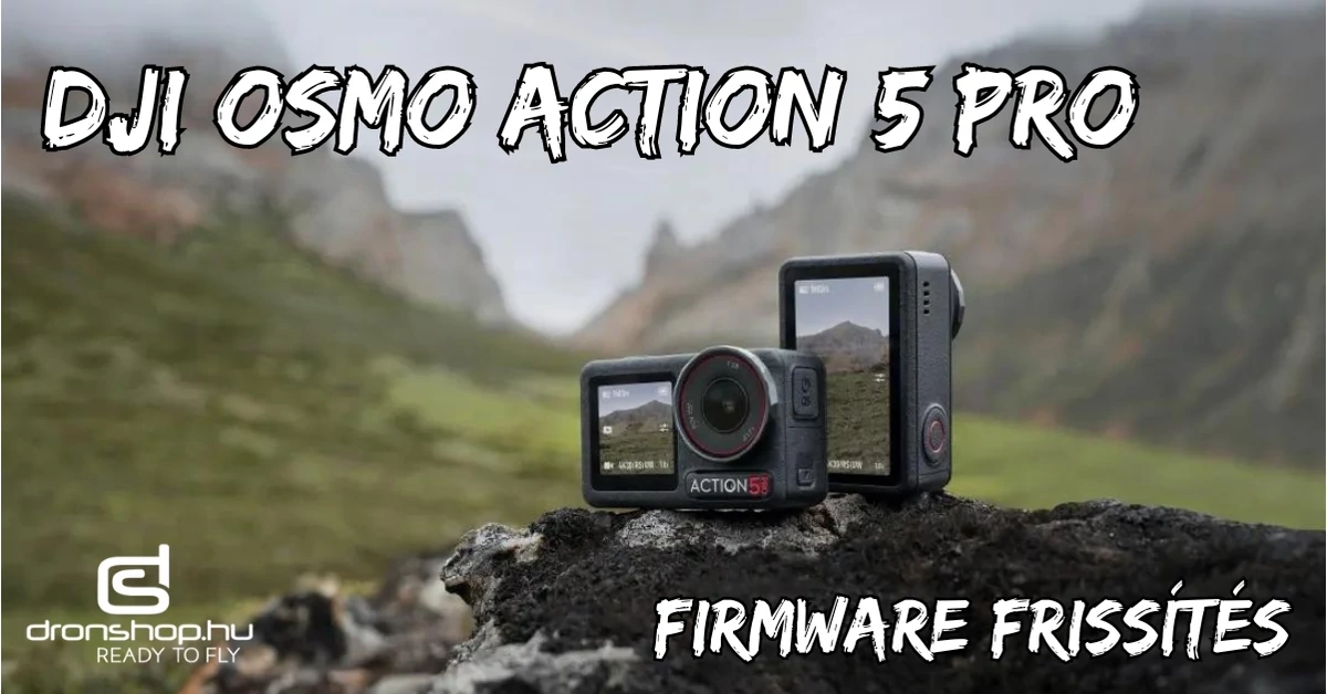 A DJI Osmo Action 5 Pro megkapta első firmware frissítését