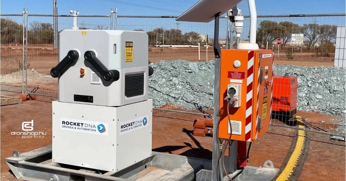 A RocketDNA xBotja 8000 küldetést teljesített a DJI Dock segítségével