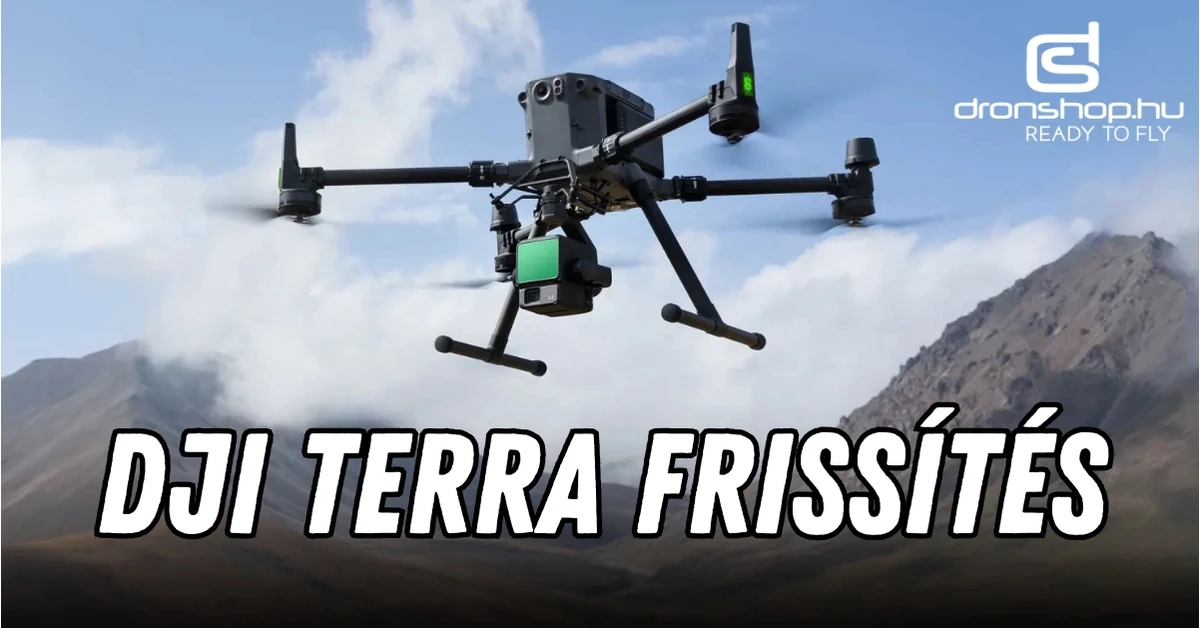 DJI Terra frissítés: Pontosabb, precízebb LiDAR térképezés