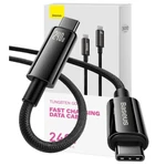Baseus Tungsten Gold USB-C-USB-C Cable - 240 W - PD 3.1 - 3m (Black)