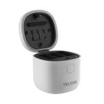 Telesin 3 Slot Waterproof Charger Box + 2 Batteries for GoPro Hero 11/10/9