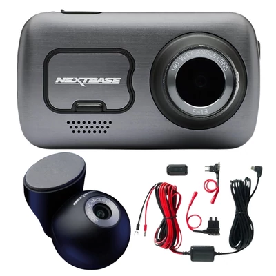 Nextbase 622GW DVR Camera - Nextbase NBDVRS2RWC Rear View Camera - Hardware Kit - Full Pack
