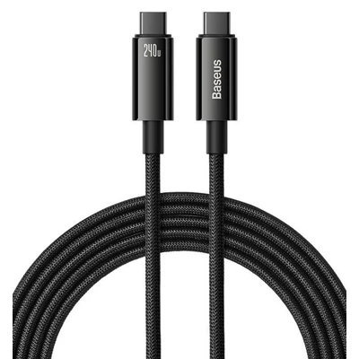 Baseus Tungsten Gold USB-C-USB-C Cable - 240 W - PD 3.1 - 3m (Black)