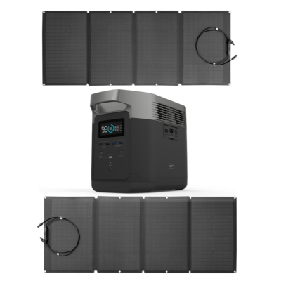 EcoFlow Delta 1300 w 2x Solar Panel