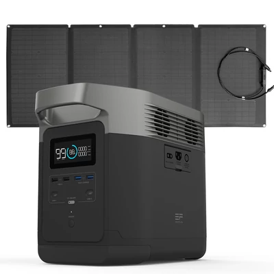 EcoFlow Delta - 1x 110W Solar Panel Bundle