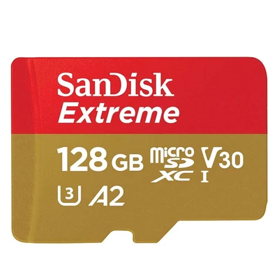 SANDISK EXTREME MicroSDXC 128 GB 190/90 MB/s UHS-I U3