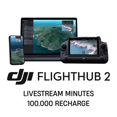 DJI FlightHub 2 Livestream Minutes - 100000 - Recharge
