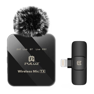 Puluz Lightning Wireless Lavalier Microphone PU647B
