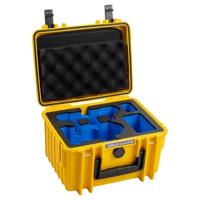 B&amp;W Type 2000 Drone Case For DJI Mini 4 Pro - Yellow